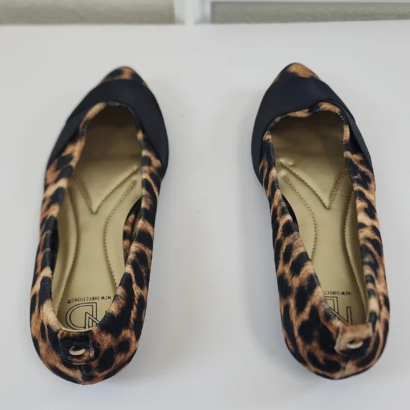 ND New Direction Rhemy Leopard Cheeta Print Women's Flats Shoes Size 7.6 - Picture 3 of 10